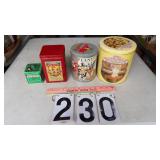 4) Vintage Tins
