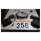 4 Radio Alarm Clocks Etc