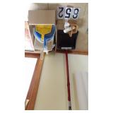 Dust Pans, Dust Pan W/Broom Etc