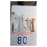 Advertising Rain Gauges, Thermometers