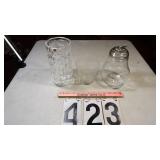 Lead Crystal Vase, Pear Jar, +