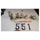 5 Lefton Figurines