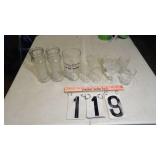 2) Red Lobster & Misc Glasses