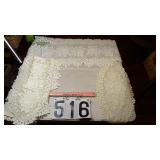 2 Lace Runners, Lace Center Piece