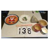 Christmas Plates, Trays & Bowls