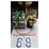 Tea Light Christmas Box & Lighted Jar
