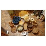 Large Lot Of Misc. Baskets