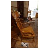 Antique Oak Rocking Chair