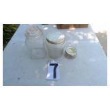 Vintage Ball Jar 830-63, Glass Canister Jar