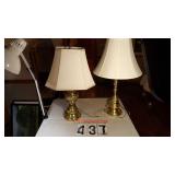 2 Brass Lamps