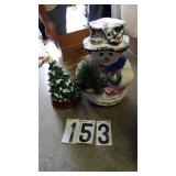 2) Lighted Christmas Decorations