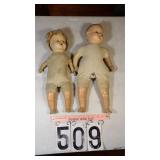 Vintage Boy & Girl Doll