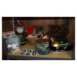 Christmas Items Content Of Shelf