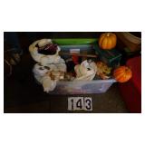 Tote Of Fall Decorations