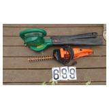 Weed Eater Blower & Black & Decker Hedge+