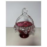 Cranberry Icicle Basket Cranberry Icicle Basket
