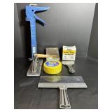 Caulk Gun, Joint Tape, Putty Knives & Misc Caulk Gun, Joint Tape, Putty Knives & Misc