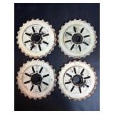 Vintage Lustran Planter Plates C6-24 Vintage Lustran Planter Plates C6-24