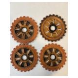 Vintage Lustran Planter Plates CIX-24 Vintage Lustran Planter Plates CIX-24