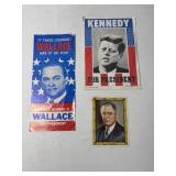 1960 Kennedy for President Flyer, 1968 George.. 1960 Kennedy for President Flyer, 1968 George..
