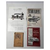 Desoto, Edsel Automobile Brochures & Misc. Desoto, Edsel Automobile Brochures & Misc.
