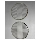 Antique Tiltray Head Lamp Lenses small chips Antique Tiltray Head Lamp Lenses small chips