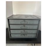 Durham 4 Drawer Steel Campartment Box Rack Durham 4 Drawer Steel Campartment Box Rack
