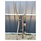 Antique Sickle Scythe no blade & Misc Antique Sickle Scythe no blade & Misc