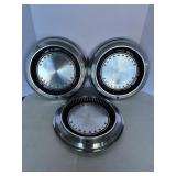 Vtg Oldsmobile Hubcaps (3) Vtg Oldsmobile Hubcaps (3)