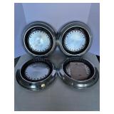 Vtg Oldsmobile Hubcaps (4) Vtg Oldsmobile Hubcaps (4)