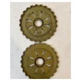 Vintage Lustran Planter Plates C19-24 Vintage Lustran Planter Plates C19-24