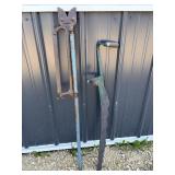 Antique Hack Saw & Hay Knife Antique Hack Saw & Hay Knife