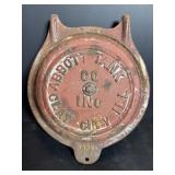 Cast Iron Abbott Tank Co Cover Clay City IL Cast Iron Abbott Tank Co Cover Clay City IL