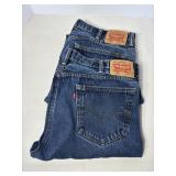 (2) Levis 505 Jeans Size 38 X 34 (2) Levis 505 Jeans Size 38 X 34