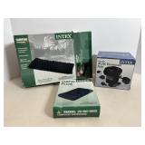 Intex Camping Mat, Pillow & Rechargeable Pump Intex Camping Mat, Pillow & Rechargeable Pump