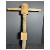 24"H Primitive Wood Vise 24"H Primitive Wood Vise