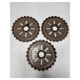 Plastic Planter Plates C3-24 (3) Plastic Planter Plates C3-24 (3)