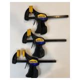 Quick Grip Bar Clamps 6" Quick Grip Bar Clamps 6"