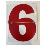 Vintage Aluminum Quick Flip Signs 0-9 Vintage Aluminum Quick Flip Signs 0-9
