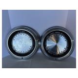 Vtg Oldsmobile Hubcaps (2) Vtg Oldsmobile Hubcaps (2)