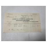 Vtg Sales Receipts (2) Vtg Sales Receipts (2)