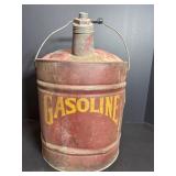 Vintage Metal 5gal Gasoline Can Vintage Metal 5gal Gasoline Can