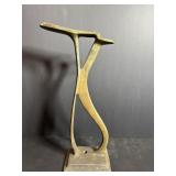 Vintage Brass Shoe Shine Stand Vintage Brass Shoe Shine Stand