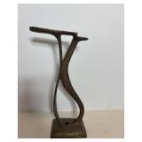 Vintage Brass Shoe Shine Stand Vintage Brass Shoe Shine Stand