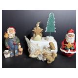 Misc Christmas decor figurines