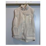 Ivory Columbia fleece vest XL