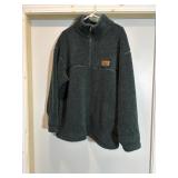 Forest green Edwards Orchard 1/4 zip fleece...