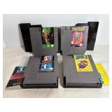Vtg  Nintendo NES games (4) (super mario 3...