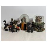 Halloween musical water snow globe (1) light up...