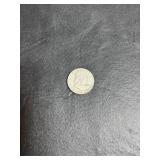 1961 Franklin half dollar with D mint mark